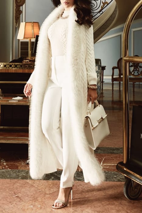 OZUNA SWEATER VEST PALE KNITTED PEARL 5