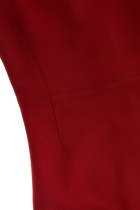 POLLY PENCIL DRESS LACQUER RED 9