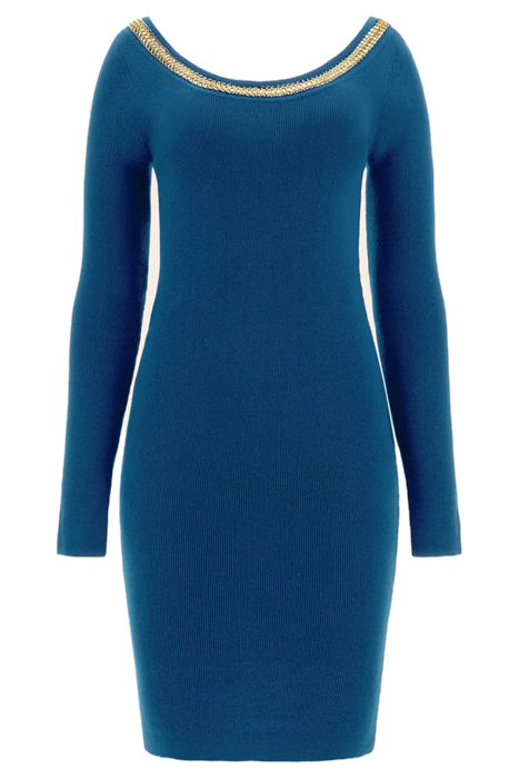 JULIA CHAIN DRESS BLUE OPAL 4