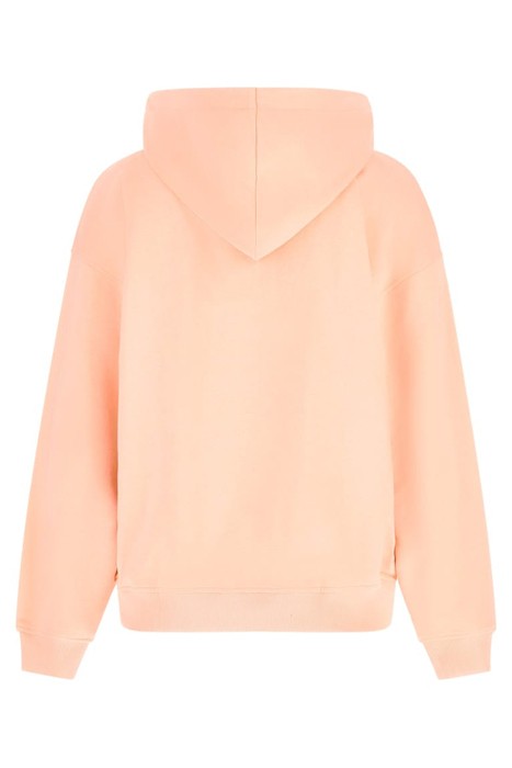 GUESS ROUND LOGO HOODIE SWEATS PEACH SKY 5