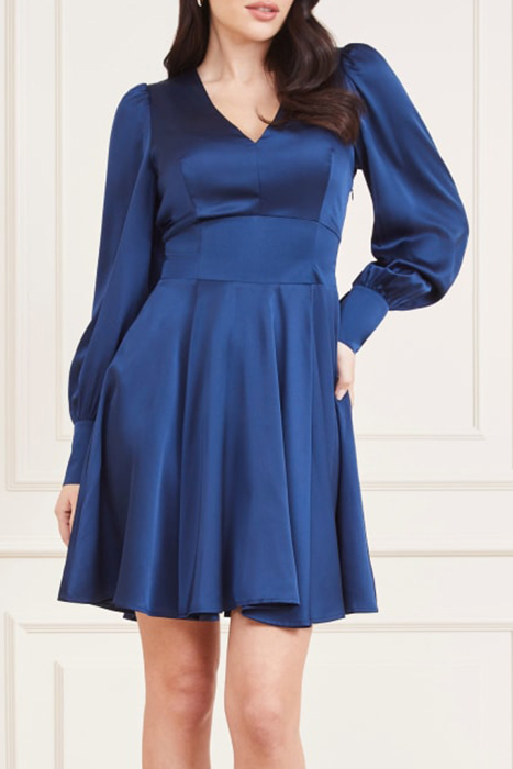 LUCY FLARE DRESS SECRET BLUE 1