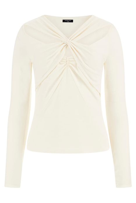 CHRISTY KNIT TOP PALE BLOUSE PEARL 3