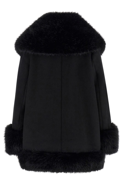 THE JACKSON COAT JET FAUX FUR BLACK 5
