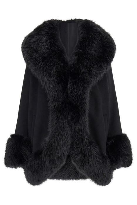 THE JACKSON COAT JET FAUX FUR BLACK 4