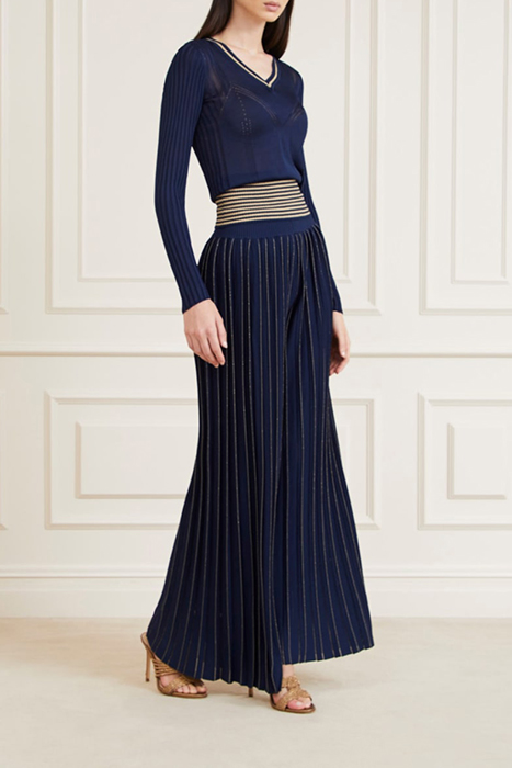 NYX SWEATER PLISSE P SECRET BLUE 6