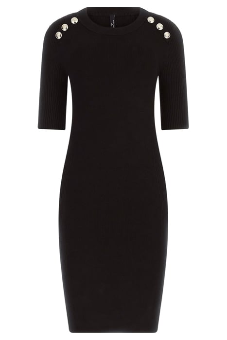 TETI SWEATER DRESS JET BLACK 3