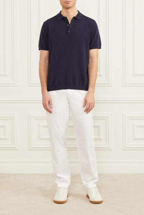 FORMAL PERFORMANCE SMART POLO SHIRT BLUE 3