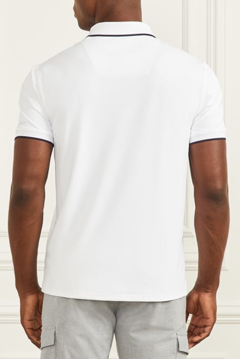 MARCIANO BY GUESS FORMAL PERFORMANCE PURE POLO SHIRT WHITE 2
