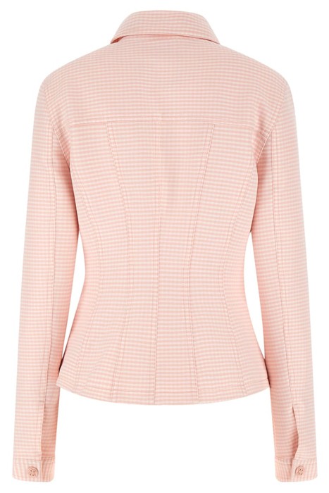 LS LILIA VICHY TRACKER JACKET PINK AND WHITE VICHY 5