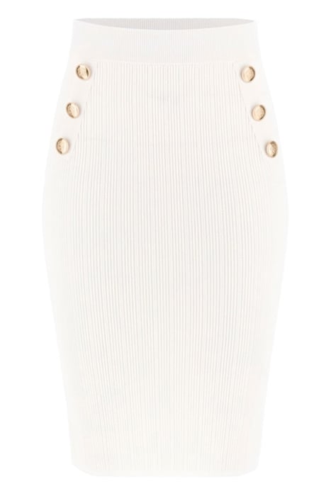 ANDROMEDA STITCHED PALE MINI SKIRT PEARL 4
