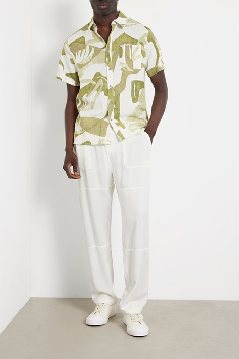 BOWIE DRAW CORD PANT PEARL WHITE MULTI 3