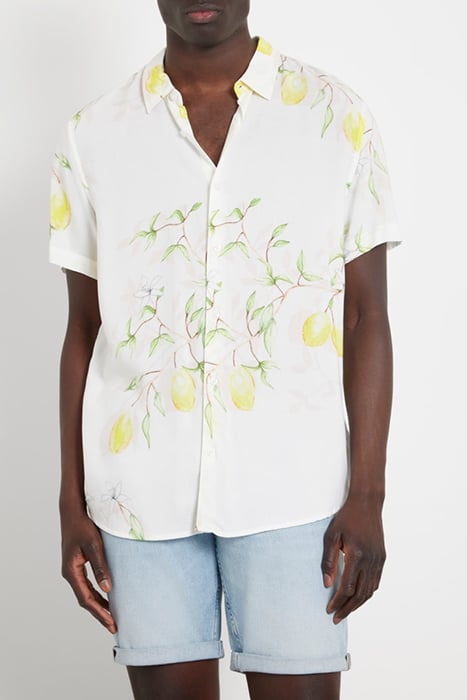 SS ECO RAYON LEMON VINES SHIRT LEMON VINES 1