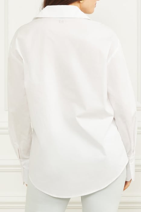 LISA SHIRT POPELINE TRUE WHITE BUTTON-DOWN 2