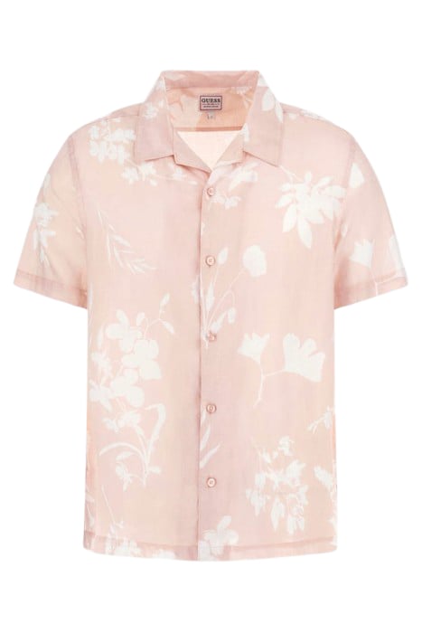 SS ISLAND LINEN CUTOUT SHIRT WATERCOLOR CUTOUT TA 4