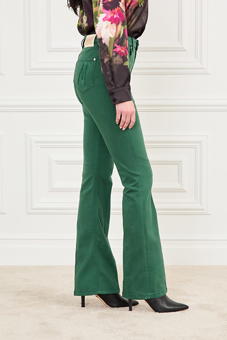 NEW KAYLA DENIM CHASER GREEN 6