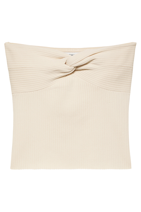 TWISTED KNIT TOP WHISPER WHITE 4