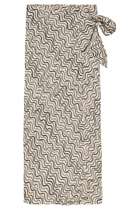 DRAPPED WRAP SKIRT VANILLA CREAM 4