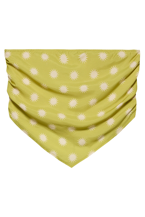 SCARF SMOCK TOP PALM 4