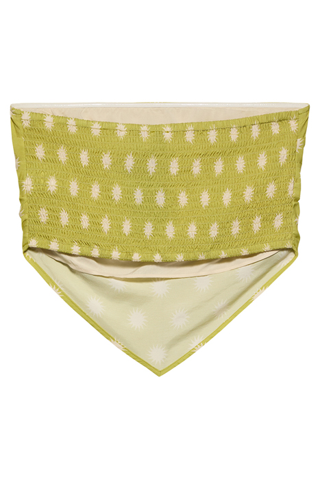 SCARF SMOCK TOP PALM 5