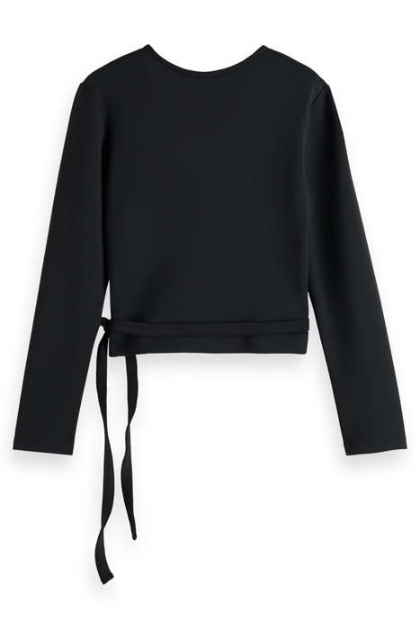 WRAP CARDIGAN BLACK 5