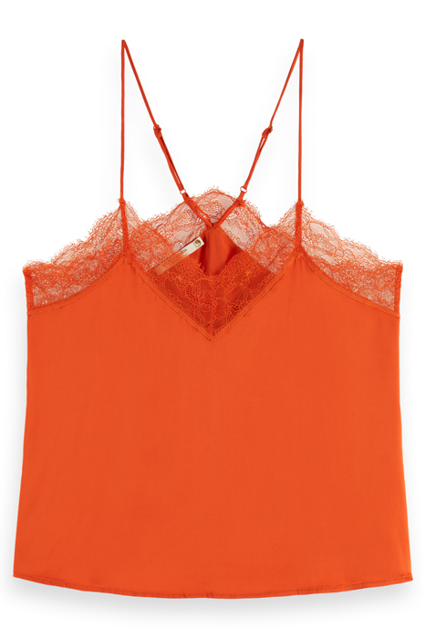 CAMISOLE WITH LACE DETAIL RED SKIES 4