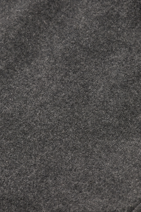 MAIA - MID RISE TAPERED LEG WOOL FLANNEL PULL-ON PANT CHARCO 3