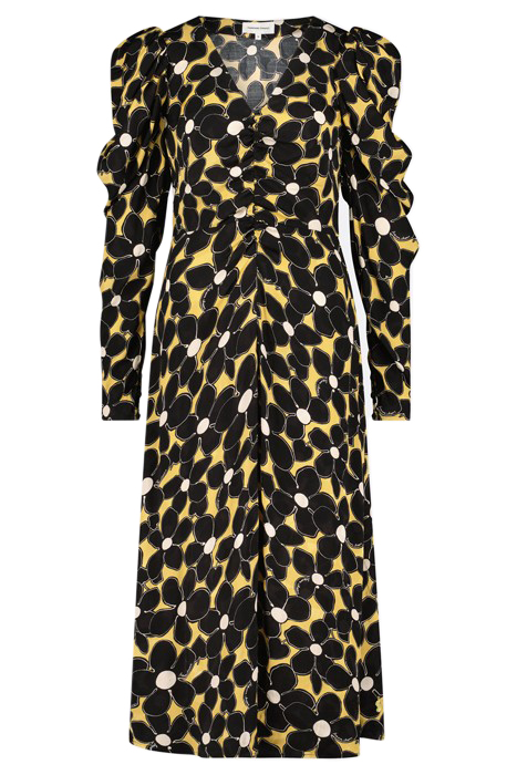 VERA DRESS DIJON YELLOW/BLACK 3