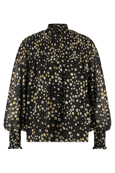 MILA TOP BLACK/DIJON YELLOW 3