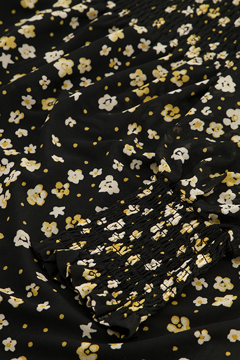 MILA TOP BLACK/DIJON YELLOW 5