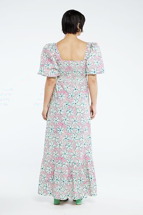 CARLA DRESS CREAM WHITE/BUBBLE G 2