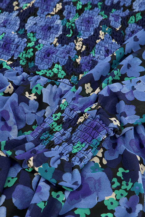 CARO MESH DRESS BLUEMSBURY/FEELING G 4