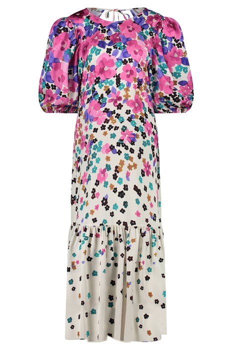 CECILE DRESS CREAM WHITE/BUBBLE G 3