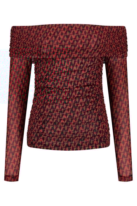 ASIA MESH TOP RACING RED 1