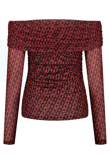 ASIA MESH TOP RACING RED 2