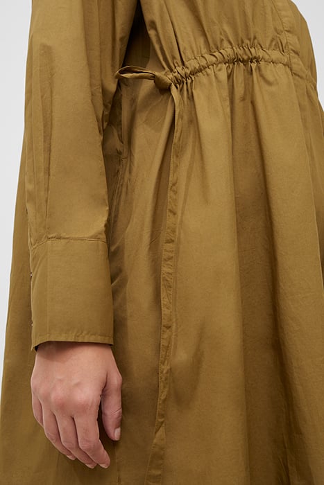RHODES POPLIN SHIRT DRESS GREEN 4