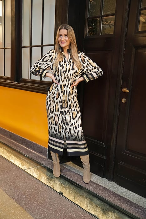 DRESS MAINZ LEOPARD WITH BELTS 2