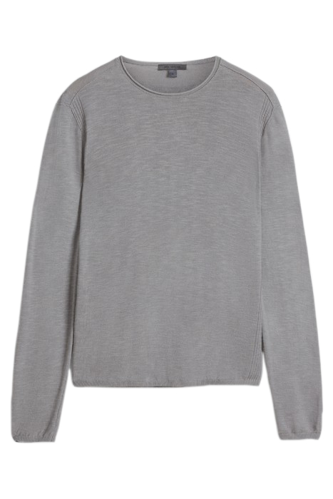 LEX LS LINEN BLEND SLUB FLAGSTONE GREY 2