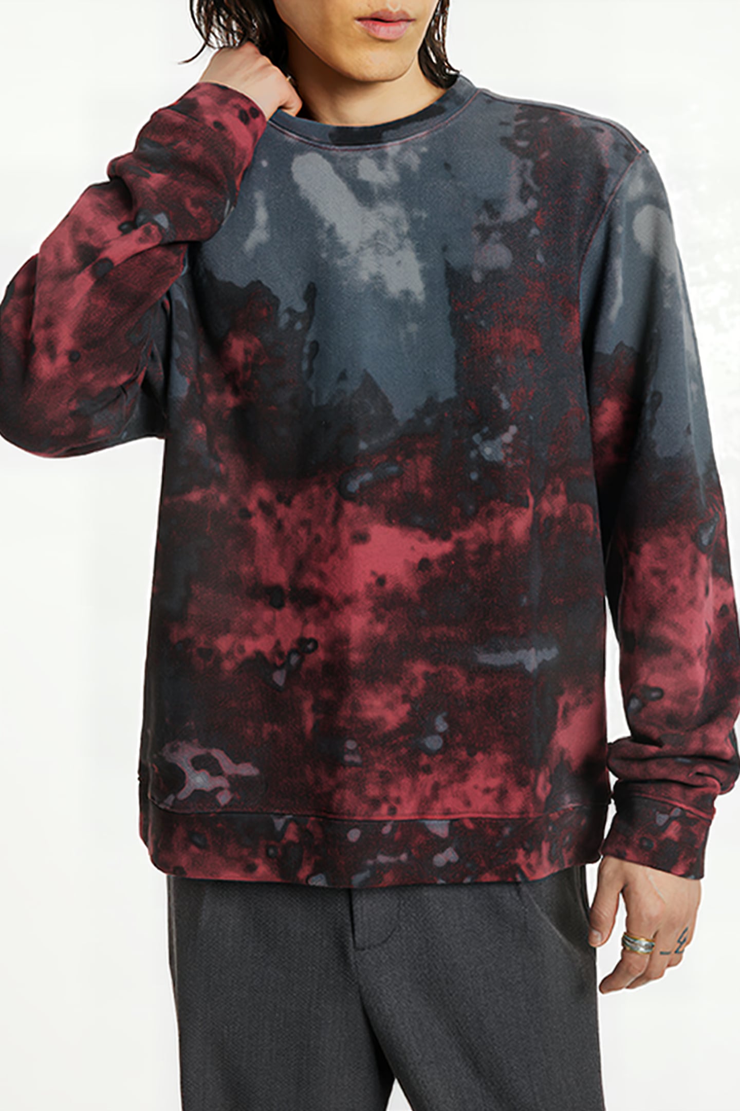 GROVE LS SWETSHIRT W HAZY SEAL GREY 1