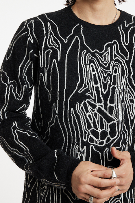 MARQUEE LS PEACE SIGN HAN BLACK 3