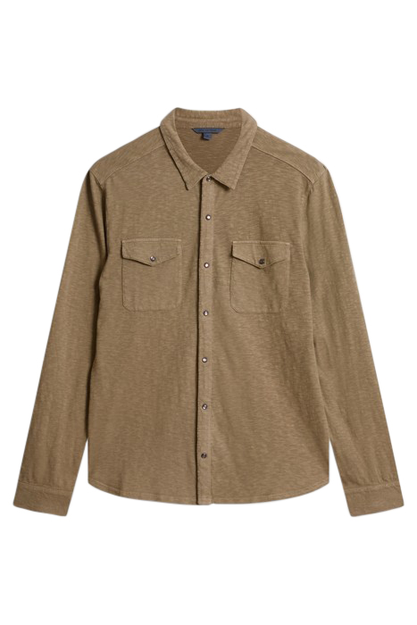 ARVON LS KNIT WESTERN SHIRT LT GHURKA 2