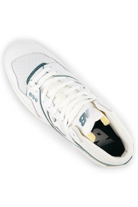 BB650RGR SNEAKERS IN WHITE & GREEN 6