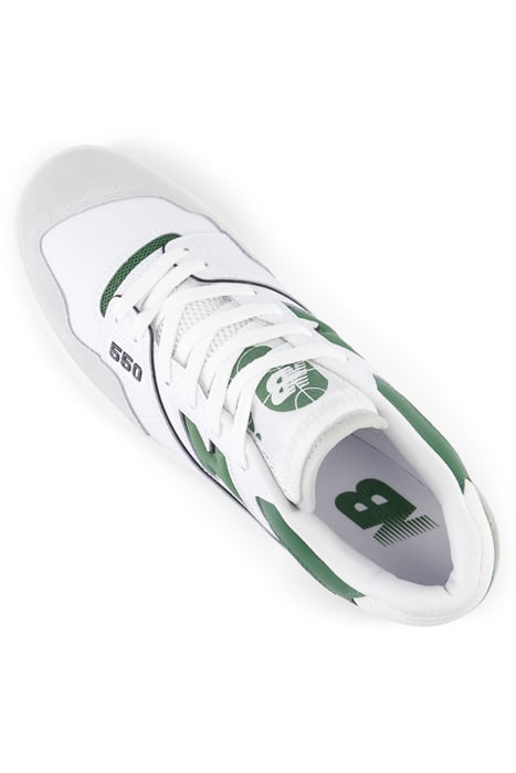 BB550ESB SNEAKERS IN WHITE & GREEN 10