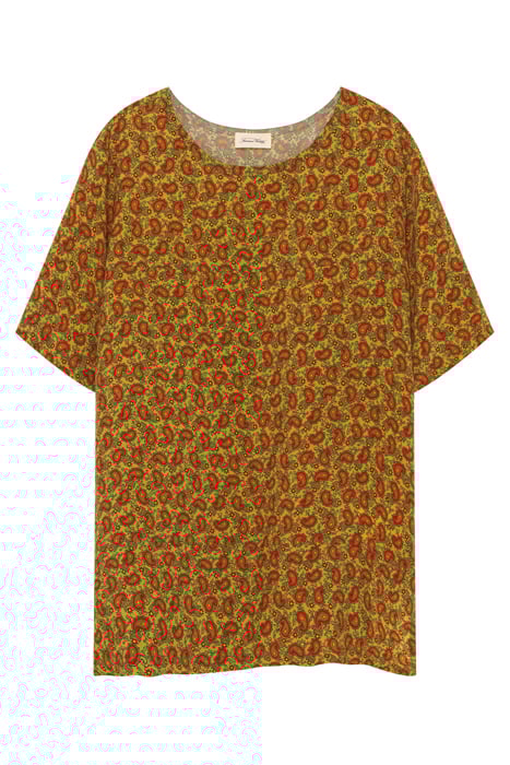 OVERSIZED PRINTED MID LONG TOP CACHEMIRE 4