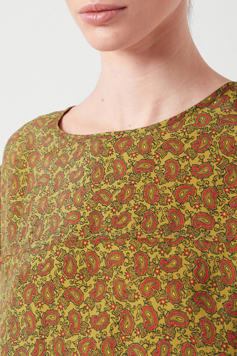 OVERSIZED PRINTED MID LONG TOP CACHEMIRE 7