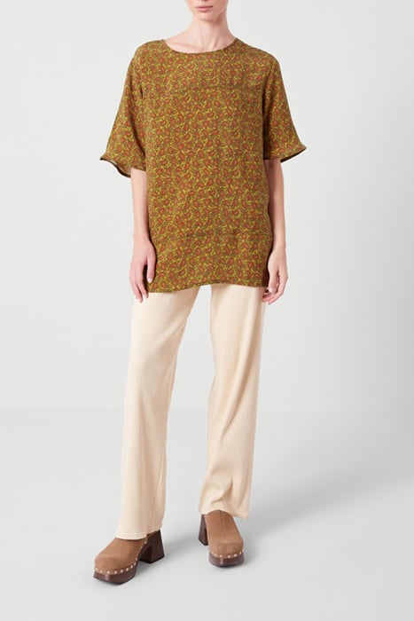 OVERSIZED PRINTED MID LONG TOP CACHEMIRE 3