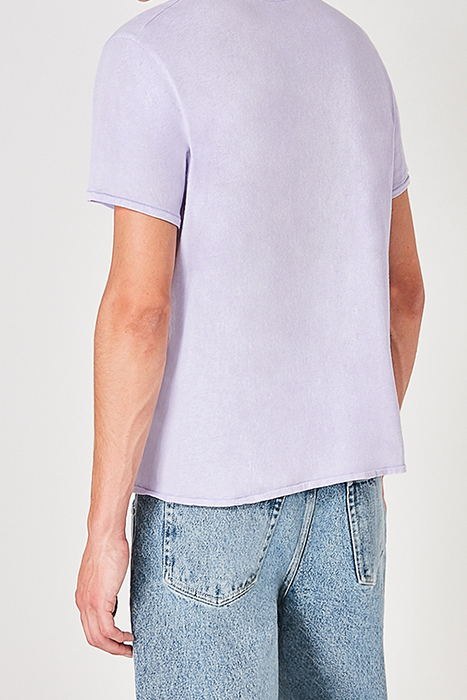 V COLLAR SHORT-SLEEVES TEE-SHIRT GLYCINE VINTAGE 2