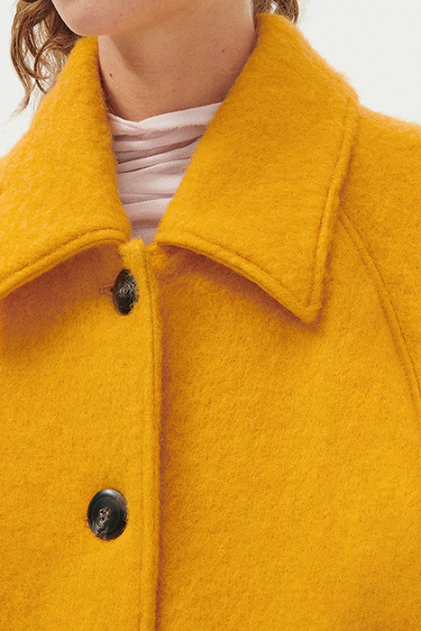 LONG-SLEEVES MID-LENGTH BUTTONED COAT MAIS 5