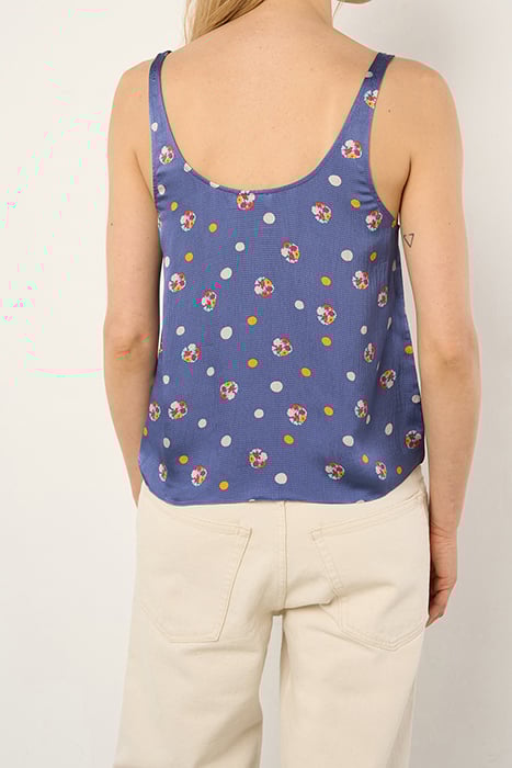 THIN STRAPE U COLLAR SHORT TANK TOP NICOLE 2