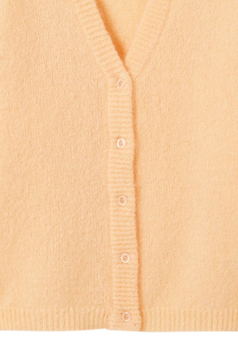 V COLLAR BUTTONED CARDIGAN PECHE 7
