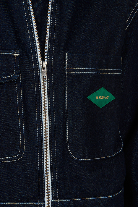 SHIRT COLLAR ZIPPED JUMPSUIT BRUT 8